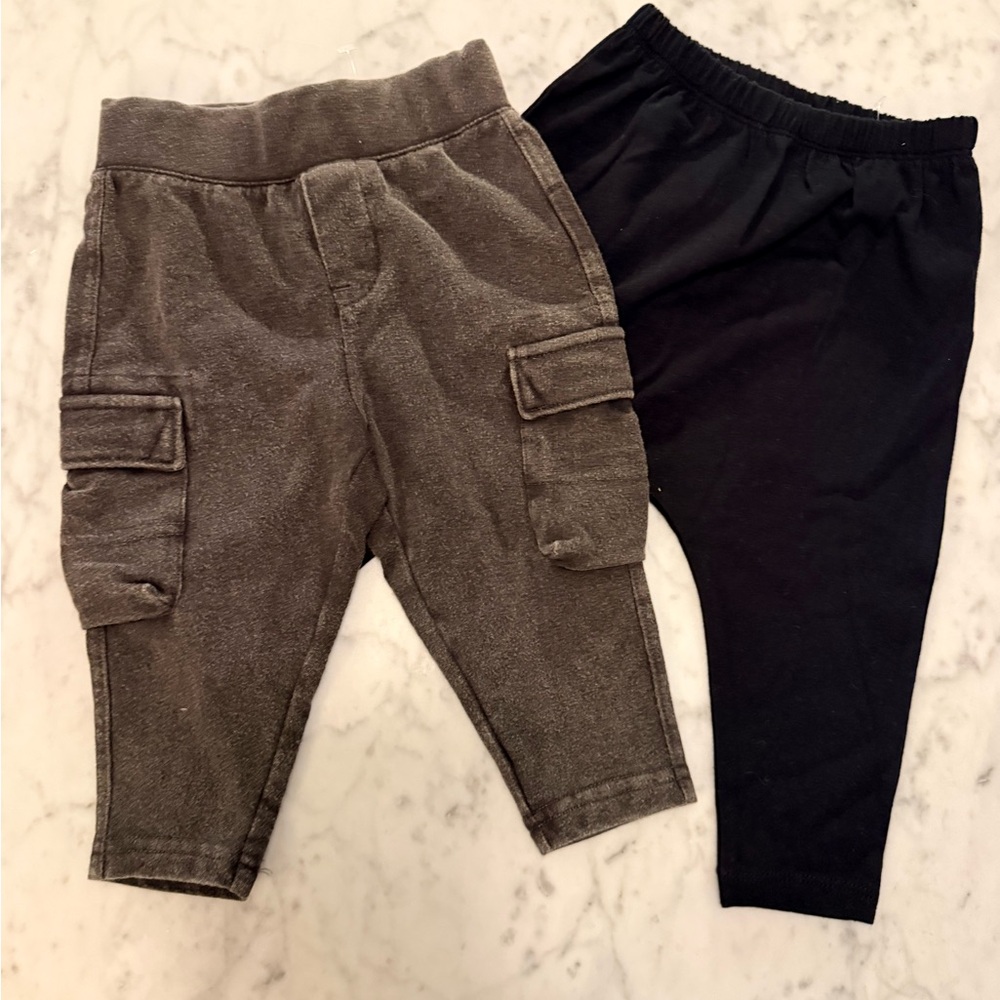 GAP + OLD NAVY  Kids Cargo and Jogger Pants - Brown and Black